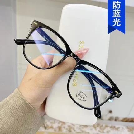 Glasses Ultralight Retro Transparent Frame Plain Men Women Anti Blue Light  Glasses  Party Decorate Eyeglasses Fake Glasses - Image 8