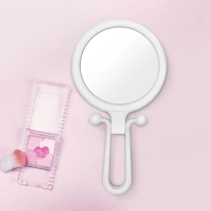 2/5/10X Magnifying Makeup Mirror Handheld Makeup  Folding Hand  Pocket Mirror Make Up Tools - Image 3