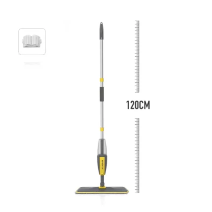Magic Floor Cleaning Sweeper Brooms With Microfiber Pads 360° Rotation Flat Spray Floor Mop Broom For Cleaning Home Spin Mop - Image 7