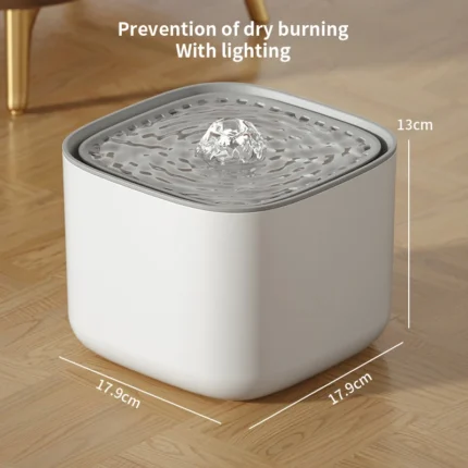 3L Cat Water Fountain Auto Recirculate Filter Large Capacity Filtring Cat Water Drinker USB Electric Mute Cats Water Dispenser - Image 8