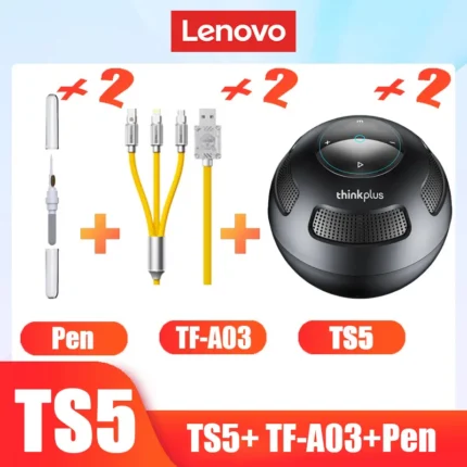 Choice Original Lenovo TS5 Bluetooth V5.3 Speaker Outdoor Long Endurance Loudspeaker Subwoofer Portable Surround Sound Player - Image 12