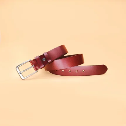 First layer cowhide men's genuine leather belt Handmade retro casual all-matching fashionable middle-aged jeans belt - Image 5