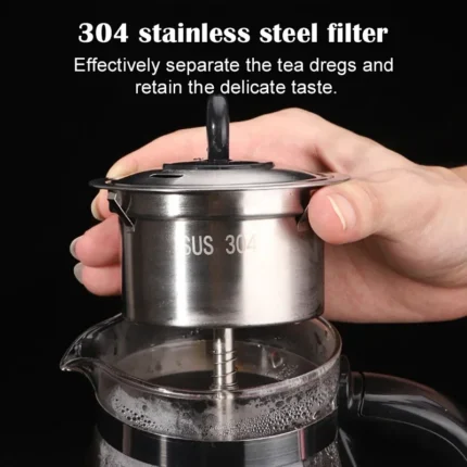 Fully automatic steam tea maker dark tea glass health pot heat preservation electric tea pot electric kettle 1L 220V - Image 4