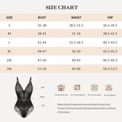 Pop Lace Bodysuit for Women Tummy Control Shapewear V Neck Backless Tank Tops One Piece Body Shaper Fajas Thongs Sexy Body Shape - Image 6