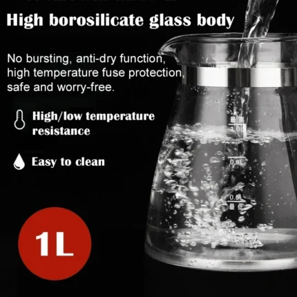 Fully automatic steam tea maker dark tea glass health pot heat preservation electric tea pot electric kettle 1L 220V - Image 5