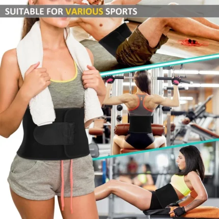 Neoprene Waist Trainer Corset Body Shaper Tummy Slimming Belt Fitness Waist Support Gym Sweat Belt Gaine Ventre Lumbar Back Belt - Image 6