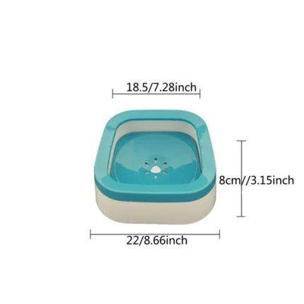Anti-splash Water Bowl For Dogs 1L Large Capacity Drinker Drinking Bowls Dog Waterer For Puppy Cat Pet Accessories - Image 6