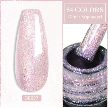 Mtssii 5ML Metallic Liner Painting Gel Chrome Gold Silver Mirror Nail Polish Super Bright Drawing Line French Nail Art Varnish - Image 19