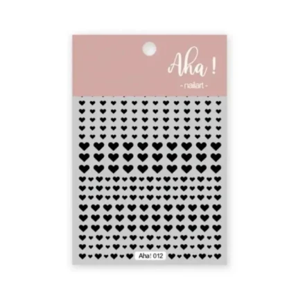 Black White Pink Mini Bowknot Design Nail Art Sticker Self Adhesive Lace Ribbons Bow Butterfly Decals Nail Art Decoration - Image 11