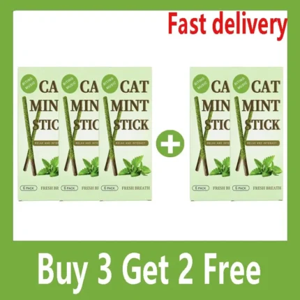 Natural Matatabi Cat Stick Mint Caught Bite Excited Rods Silvervine For Cat Teeth Cleaning Treating Pet Supply Cat Toys - Image 9