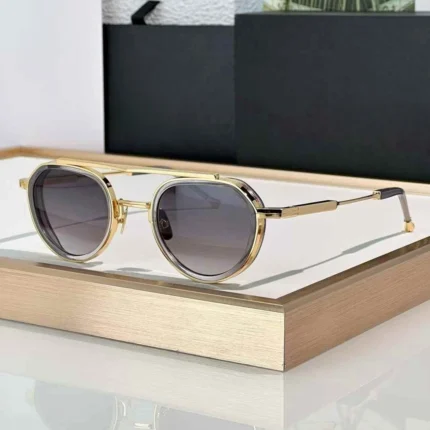Heavy Metal Retro Oval Design Luxury Vintage Fashion Trend John Sunglasses JULIA Alloy-Acetate High Street Unisex A+ Top Quality - Image 3