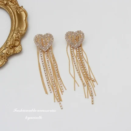 2023 New Fashion Unique Design Elegant Exquisite Light Luxury Zircon C Earrings Women Jewelry Party High-grade Gift Wholesale - Image 10