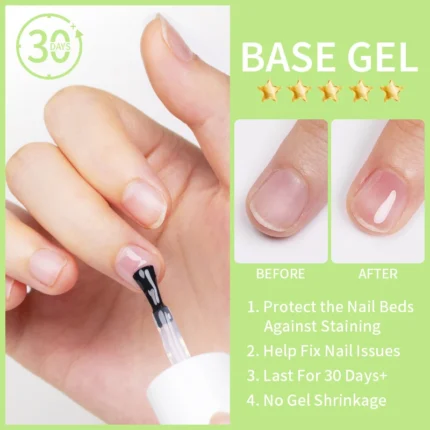 AWStorG 15ML Ace Gel 9-in-1 Nail Glue Gel Nail Polish Thickness Transparent Semi Permanent  Function UV Gel Soak Off Nail Art - Image 4