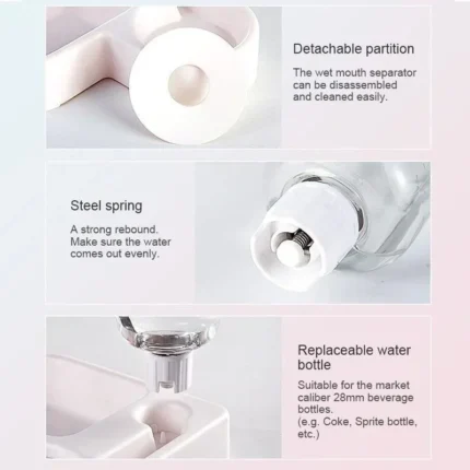 Dog Bowl Pet Automatic Feeder Dog Cat Drinking Bowl Feeding Dispenser Pet Supplies - Image 4