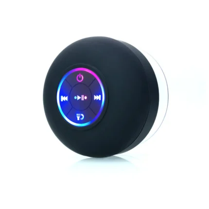 Mini Portable MINGCVIL Bluetooth Audio IPX4 Waterproof Led Lights Bathroom Outdoor Large Suction Cup Can Adsorbed Wall Speaker - Image 7