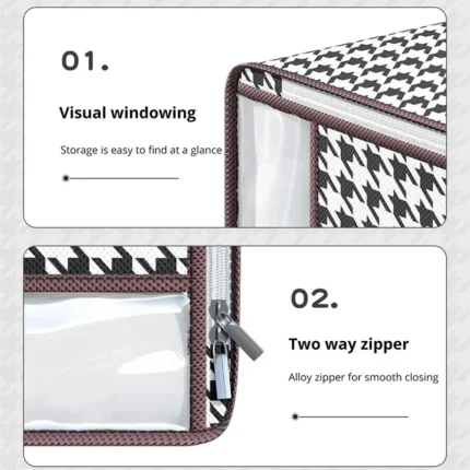 1pc Thickened Non-woven Quilt Storage Bag For Household High-capacity Clothing Clothes Packaging Bag Organizing Luggage Bag - Image 4