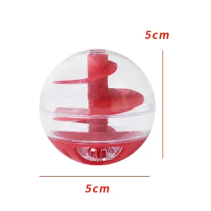 1pc Cat Treat Dispensing Ball  Adjustable Leakage Mouth Slow Feeder Puzzle Ball Interactive Cat Games for Training - Image 6