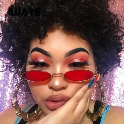 Retro Oval Sunglasses Men's Brand Designer Fashion Vintage Sun Glasses Women oculos de sol Female Shades Glasses UV400 - Image 4