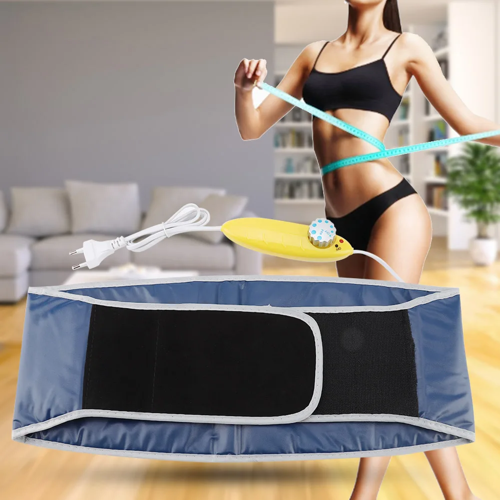 S4290b5a7c42a49d88aa2081ceac5f3e4T.webp European plug Electric Slim Belt Heating Slimming Belt Health Care Body Massager Sauna Belt For Weight Loss Waist Fat Burning - Image 1