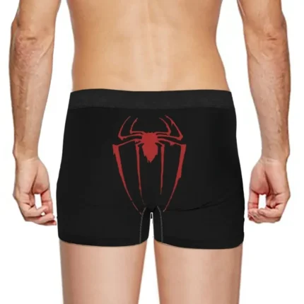 2025 Summer New Breathable 3d Printed Spider Red Underwear Cotton Underwear Men's Underwear Breathable Shorts Boxer Underwear - Image 4