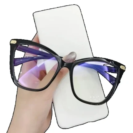 Anti-Blue Light Eyeglasses Cat Eye Glasses Frame Women Optical Computer Eyewear Radiation Protection Spectacle Lunette Homme - Image 6