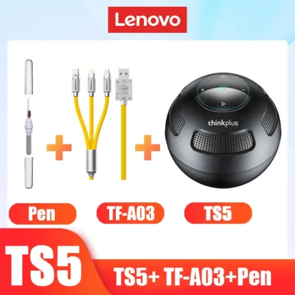Choice Original Lenovo TS5 Bluetooth V5.3 Speaker Outdoor Long Endurance Loudspeaker Subwoofer Portable Surround Sound Player - Image 9