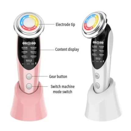 in 1 Facial Massager Mesotherapy Radiofrequency For Face Apparatus Radio Frequency EMS Skin Tightening Lifting Device LED Care - Image 4