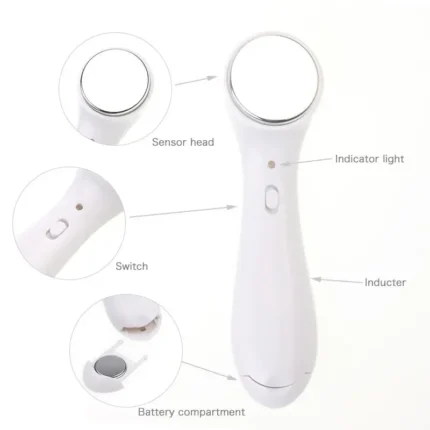 Woman Anti-wrinkle Whiten Ionic Face Massager Skin Care Facial Cleaner Beauty Electronic Iontophoresis - Image 3