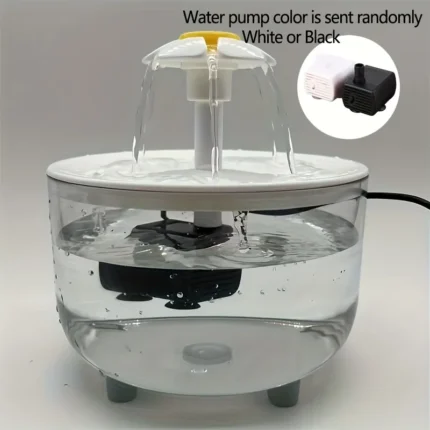 USB Electric Mute 1L Pet Water Fountain Automatic Cat Drink Bowl with Filter Cat Water Dispenser for Home Use - Image 8