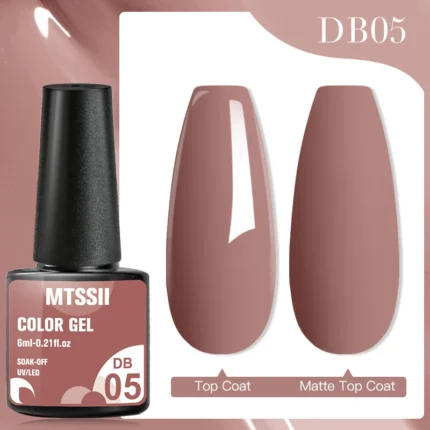 Mtssii 7ml Translucent Jelly Rubber Base Gel White Nude Pink Clear Semi Permanent Nail Gel Polish UV Gel Nail Art Manicure - Image 41