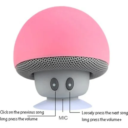2024 Mini Bluetooth Mushroom Speaker Waterproof Can Be Used as a Mobile Phone Holder Suitable for Family Parties and Parties - Image 6