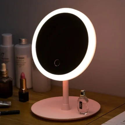 Makeup mirror with white light led daylight detachable vanity mirror/storage base 3 modes mirror with light gift usb cable - Image 4