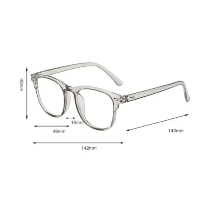 Glasses Ultralight Retro Transparent Frame Plain Men Women Anti Blue Light  Glasses  Party Decorate Eyeglasses Fake Glasses - Image 6