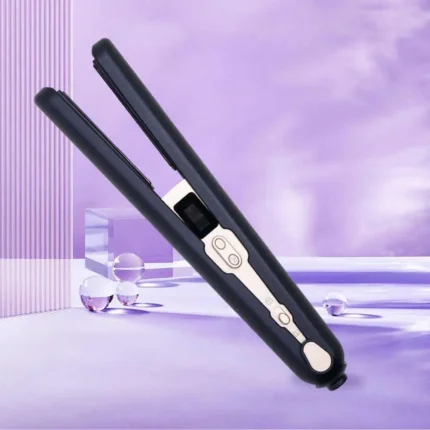 Wireless Portable Type-C Hair Straightener and Curler for Instant Styling Perfect Travel and Dorm Use Gift - Image 8