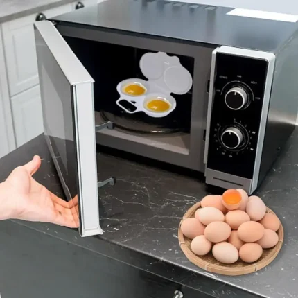 Food Grades Plastic Microwave Cooking Eggs Steamer Convenient Kitchen Cooking Mold Egg Poacher Fried Egg Tool - Image 3