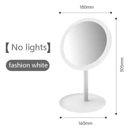 Makeup mirror with white light led daylight detachable vanity mirror/storage base 3 modes mirror with light gift usb cable - Image 8
