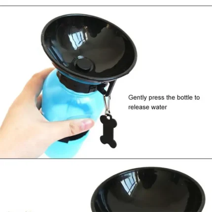 1pc Portable Dog Water Bottle Food and Water Container Storage for Dogs Travel Drinking Bowls Feeder Pet Accessory - Image 4