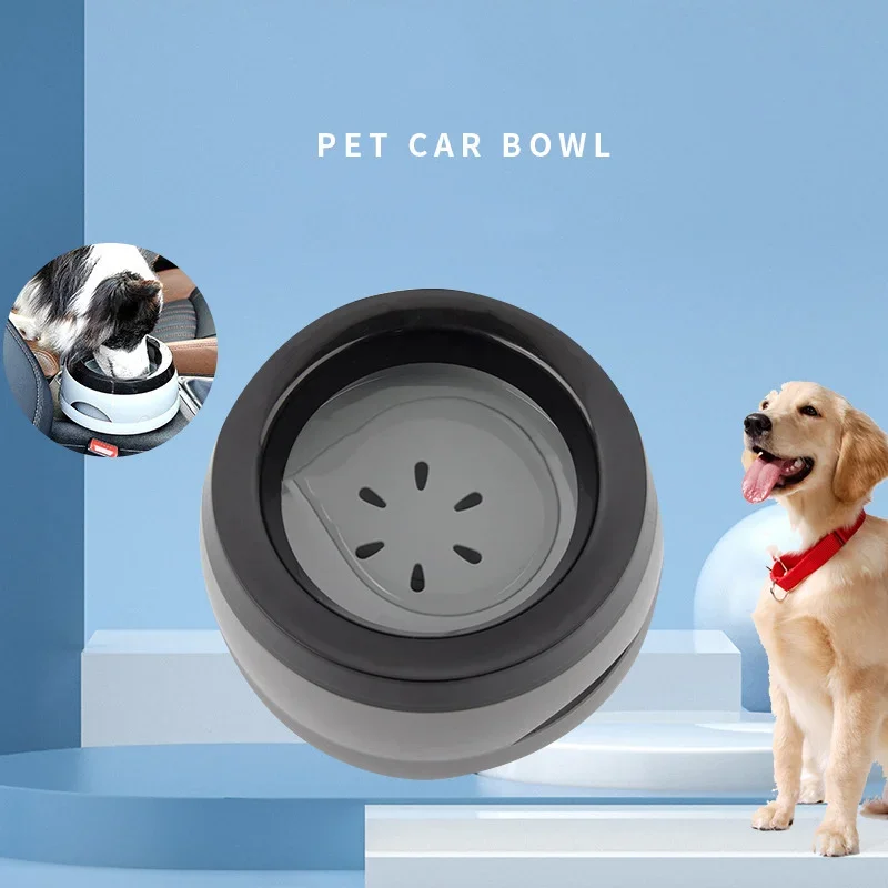 S517f0323e1584f0c8bdadac67a4f1abfx.webp Pet Dog Bowls Floating Not Wetting Mouth Cat Bowl No Spill Drinking Water Feeder Plastic Portable Dog Bowl Outdoors Accessories - Image 1