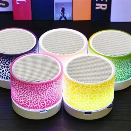Bluetooth Mini Speaker Wireless Speaker Colorful LED TF Card USB Subwoofer Portable MP3 Music Sound Column For PC Phone - Image 3