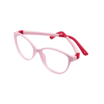 TR90 Children Lightweight Ellipse Round Frames Prescription Glasses Girls Fashion Flexible Anti Blue Light Optical Eyeglasses - Image 7