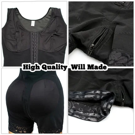 High Compression Fajas Colombianas Body Shapewear Women Corrective Girdle Tummy Control Post Liposuction BBL Slimming Waist Belt - Image 6