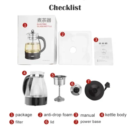 Fully automatic steam tea maker dark tea glass health pot heat preservation electric tea pot electric kettle 1L 220V - Image 6