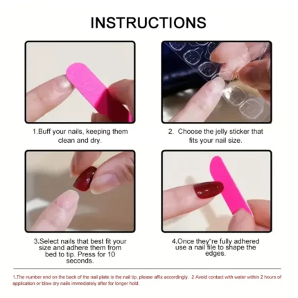 24pcs Sweet Cat Eye French Press on Nails Diamond-Pointed Three Dimensional Bow Knot Wearable Nail For Women&Girl Almond Nail - Image 6