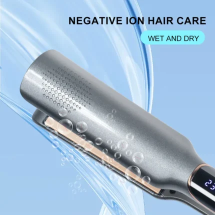 Ladies Ceramic Negative Ion Hair Straightener And Curler Multi-temperature Control Home Use Hair Styling Tool Dual-Purpose Iron - Image 2
