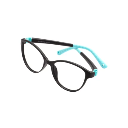TR90 Children Lightweight Ellipse Round Frames Prescription Glasses Girls Fashion Flexible Anti Blue Light Optical Eyeglasses - Image 8