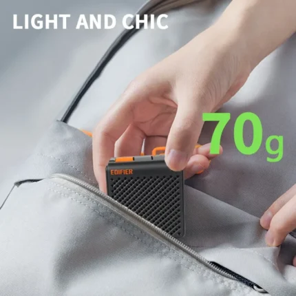 Edifier MP85 Portable Bluetooth Speakers Camping Walking Speaker Wireless Stereo 70g Lightweight 8H Playback Waterproof - Image 3