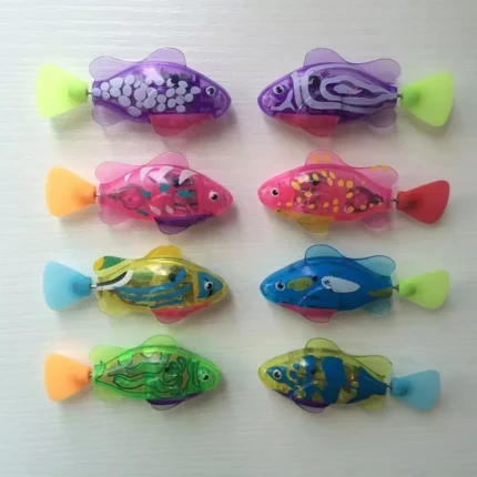 Cat Toy LED Inductive Interactive Swimming Robot Fish Toys Glowing Electric Fishs Stimulate Kitten Hunting Instinct Pet Products - Image 3