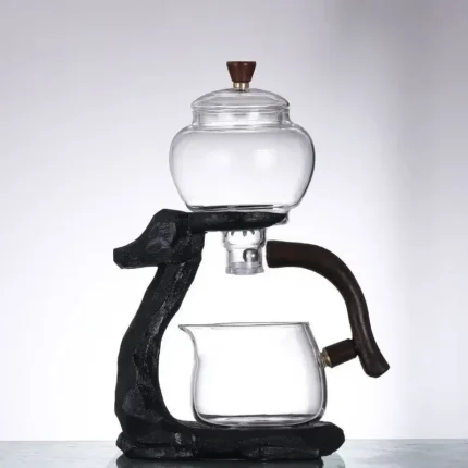 Full Automatic Creative Deer Glass Teapot Heat-resistant Infuser Tea Turkish Drip Pot 220V Heating Base for Tea Coffee Make - Image 9
