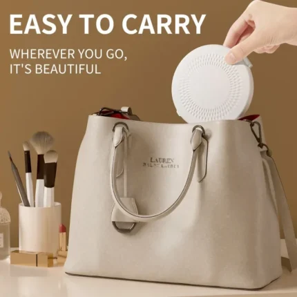 2025 LED Makeup Mirror Portable Folding Flip Mirror Portable Makeup Mirror Charging Travel Mini Mirror - Image 6