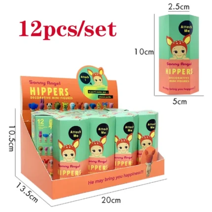 New Sonny Angel & Mofusand Blind Box Hippers Mini Figure Shark Cat Action Figure Toys For Fans Children Christmas Gift - Image 4